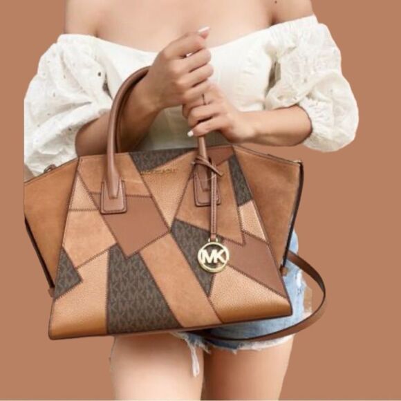 Michael Kors avril patchwork design bag. New - Picture 3 of 17